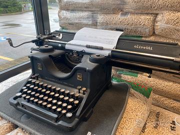 Macchina scrivere Olivetti M40 vintage anni 30 40