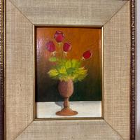 Dipinto olio su tela 32x27cm - 1970