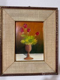 Dipinto olio su tela 32x27cm - 1970