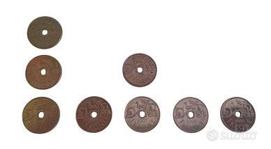 Monete Norvegesi da 1 corona