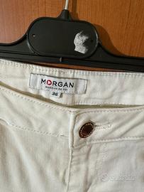 Pantalone bianco skinny