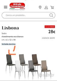 sedie cucina/soggy