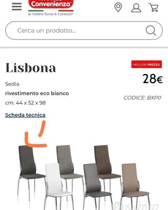 sedie cucina/soggy