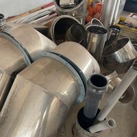 Tubi in acciaio inox per aspirazione varie misure