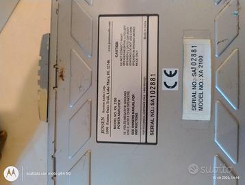 Tolgo amplificatore per auto da 200 w per inutiliz