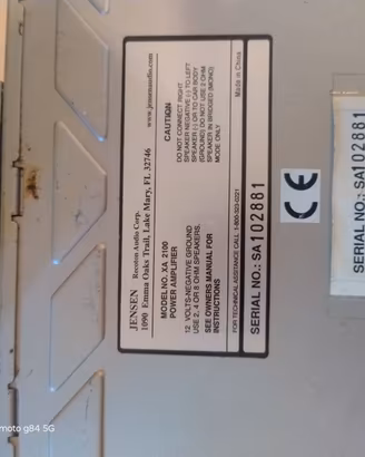 Tolgo amplificatore per auto da 200 w per inutiliz