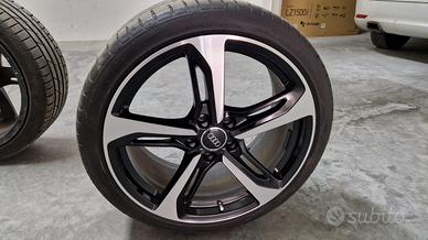 Cerchi e gomme da 19 originali Audi sline