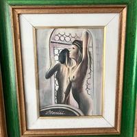 Danilo Berrini olio su cartone telato