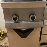 Cucina a gas 2 fuochi con sportello