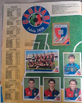 Album panini calciatori completo anno 1995-96