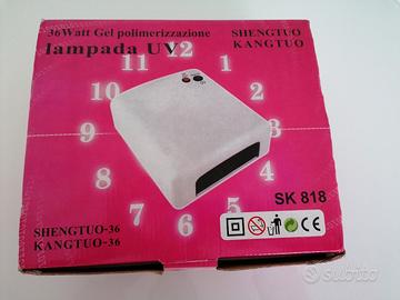 Lampada UV gel unghie smalto semipermante 