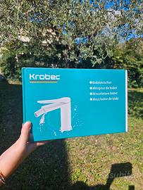 Miscelatore monocomando cromato per bidet Krobec