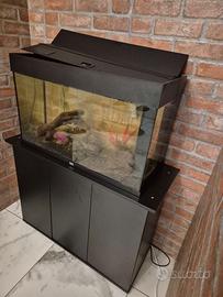 Acquario con accessori e relativo mobile di suppor