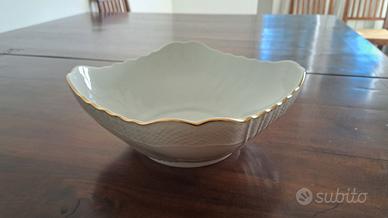 Insalatiera Richar Ginori filo oro modello Sanemo