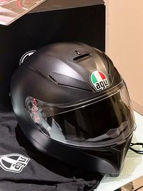 Casco AGV K3 SV Solid Matt Black – Taglia L