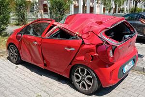 KIA PICANTO 2019 INCIDENTATA - ANTERIORE INTEGRO
