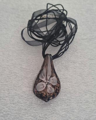 Collana con Ciondolo in VETRO 
