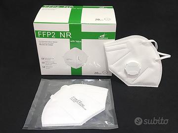 Mascherine FFP2 con valvola originali - 20 pezzi