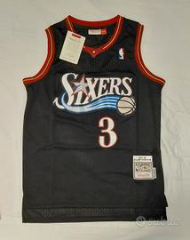 Maglia da basket Sixers di Allen Iverson  1997/98