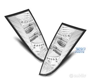 FANALI FORD FOCUS MK1 98-04 LED SFONDO CROMATO