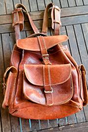 Zaino in cuoio vintage