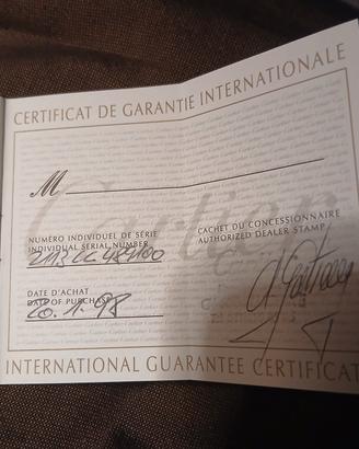 Cartier Pasha Cronografo ref 2113,anno 1998+maglie