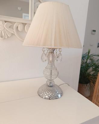 Lampada da tavolo abat-jour stile classico con pen