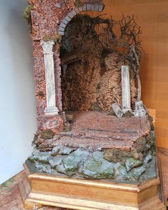 Scoglio presepe napoletano base '800
