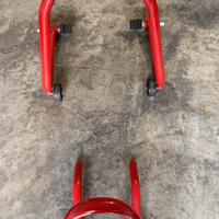 Cavalletti moto universali anteriore e posteriore