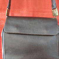 Coccinelle borsa in pelle marrone fondente