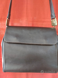 Coccinelle borsa in pelle marrone fondente