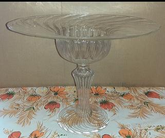 Piatto per alzata in vetro 