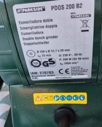 Mola da banco Parkside Pdos 200 B2