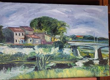 Olio su tela di Franco Ferraro