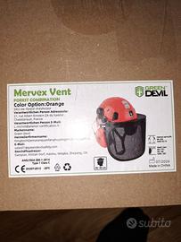 casco x motosega o decespugliatore