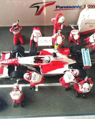 Diorama F1 Minichamps 1:43 - Panasonic Toyota 