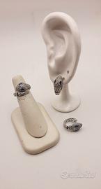 Set orecchini e anello