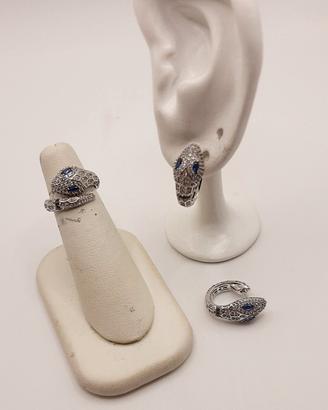 Set orecchini e anello