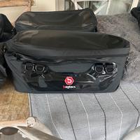 Set 2x Borsa per coperchio per valigie laterali al