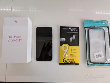Huawei nova 5T + Cover + Pellicole