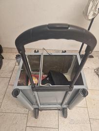 CARRELLO PORTA ESCHE PESCE LAGO TROTA 