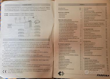 Centralina telefonica Farfisa- FARtel mod. FT208P
