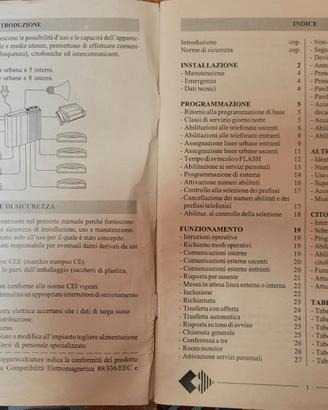 Centralina telefonica Farfisa- FARtel mod. FT208P