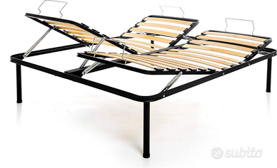 Rete matrimoniale reclinabile 160cm