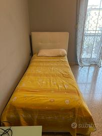Letto singolo contenitore con materasso