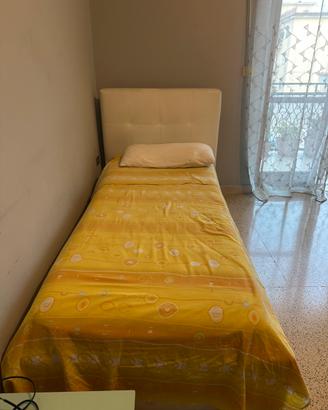 Letto singolo contenitore con materasso