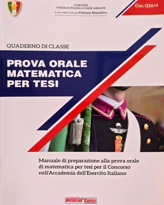 NISSOLINO - Manuale matematica esercito italiano