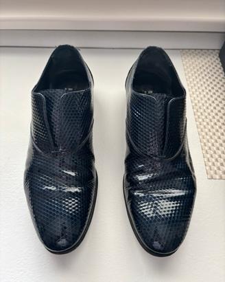 scarpe eleganti blu tg 43