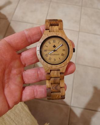 orologio Woodwatch in legno