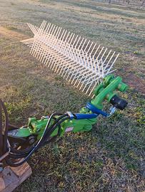 testata e pettine per la raccolta delle olive